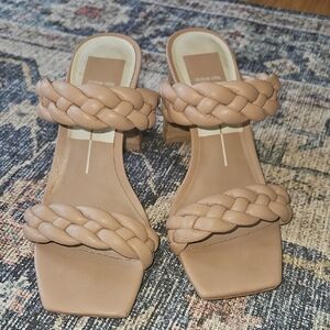 Dolce Vita Tan Braided Heels